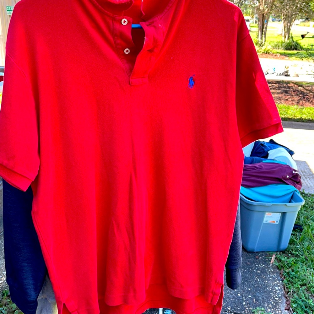 Polo by Ralph Lauren- red polo